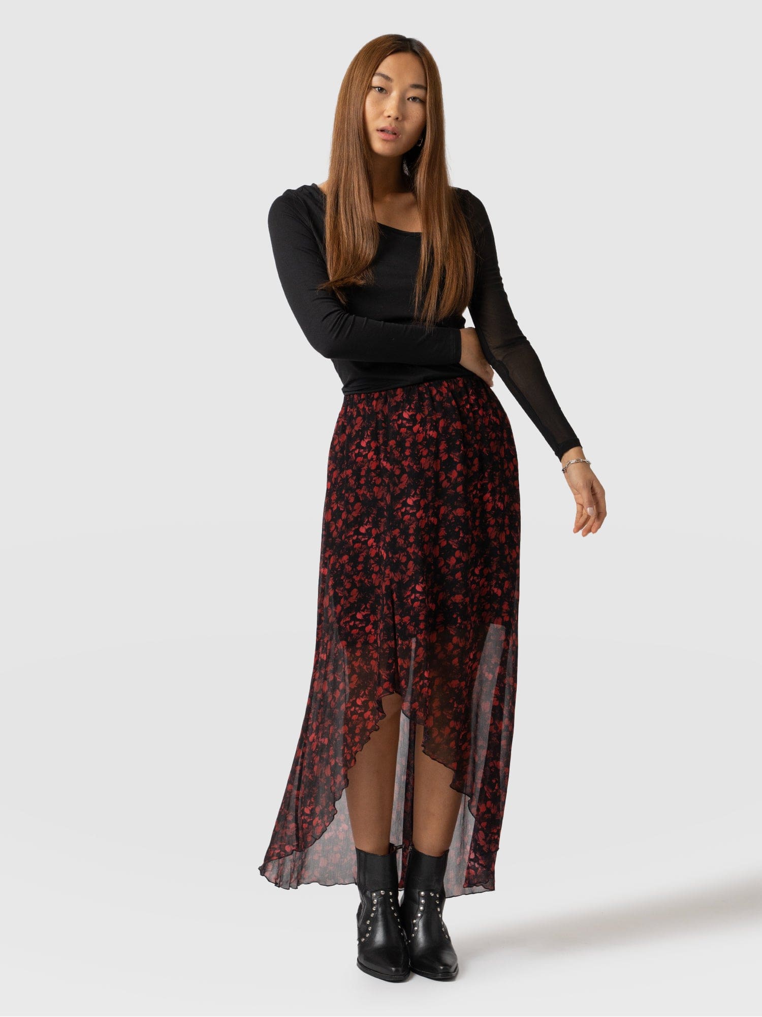 SereneStyles™ | High Low Skirt