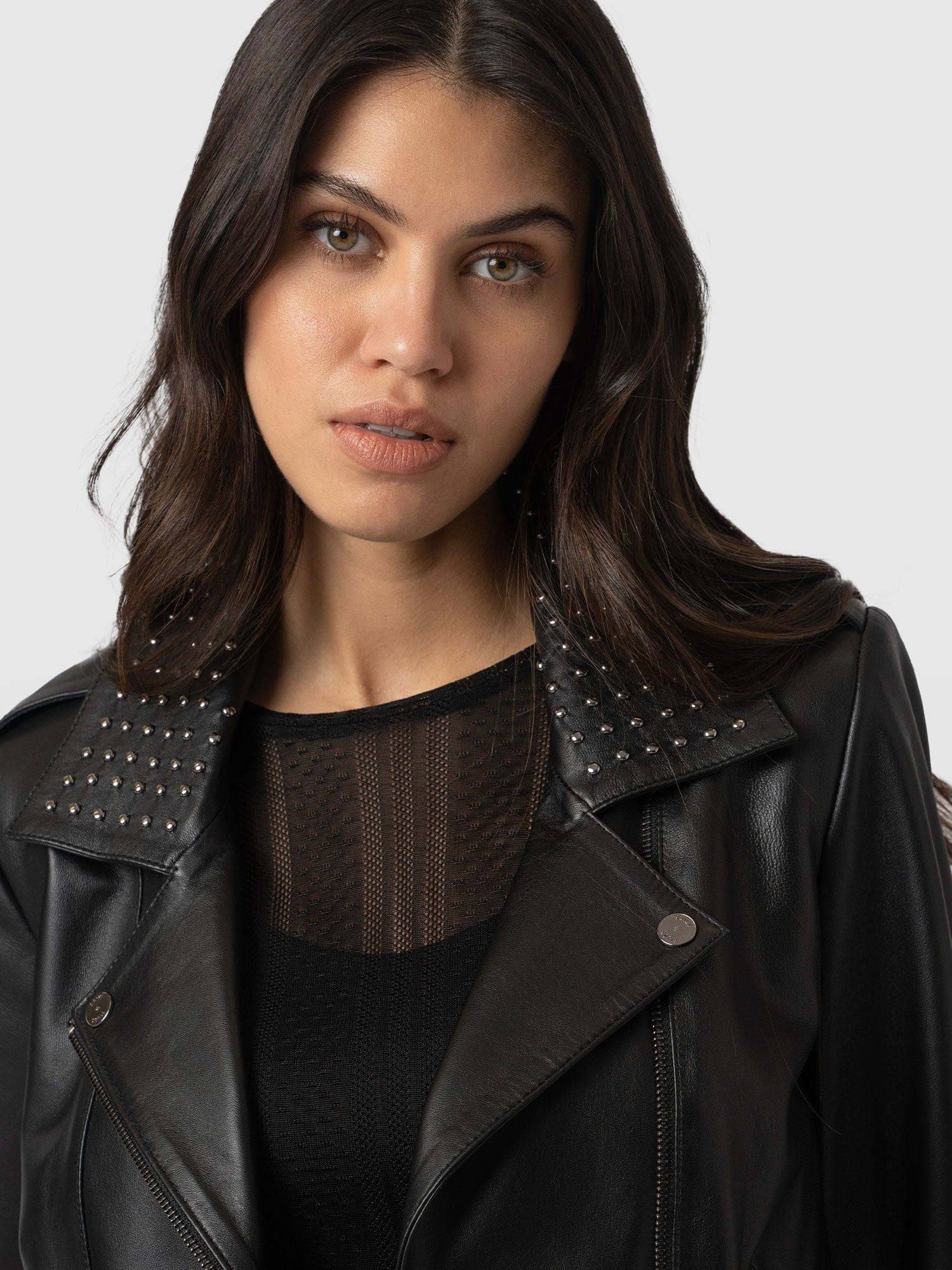 SereneStyles™ | Studded Biker Jacket