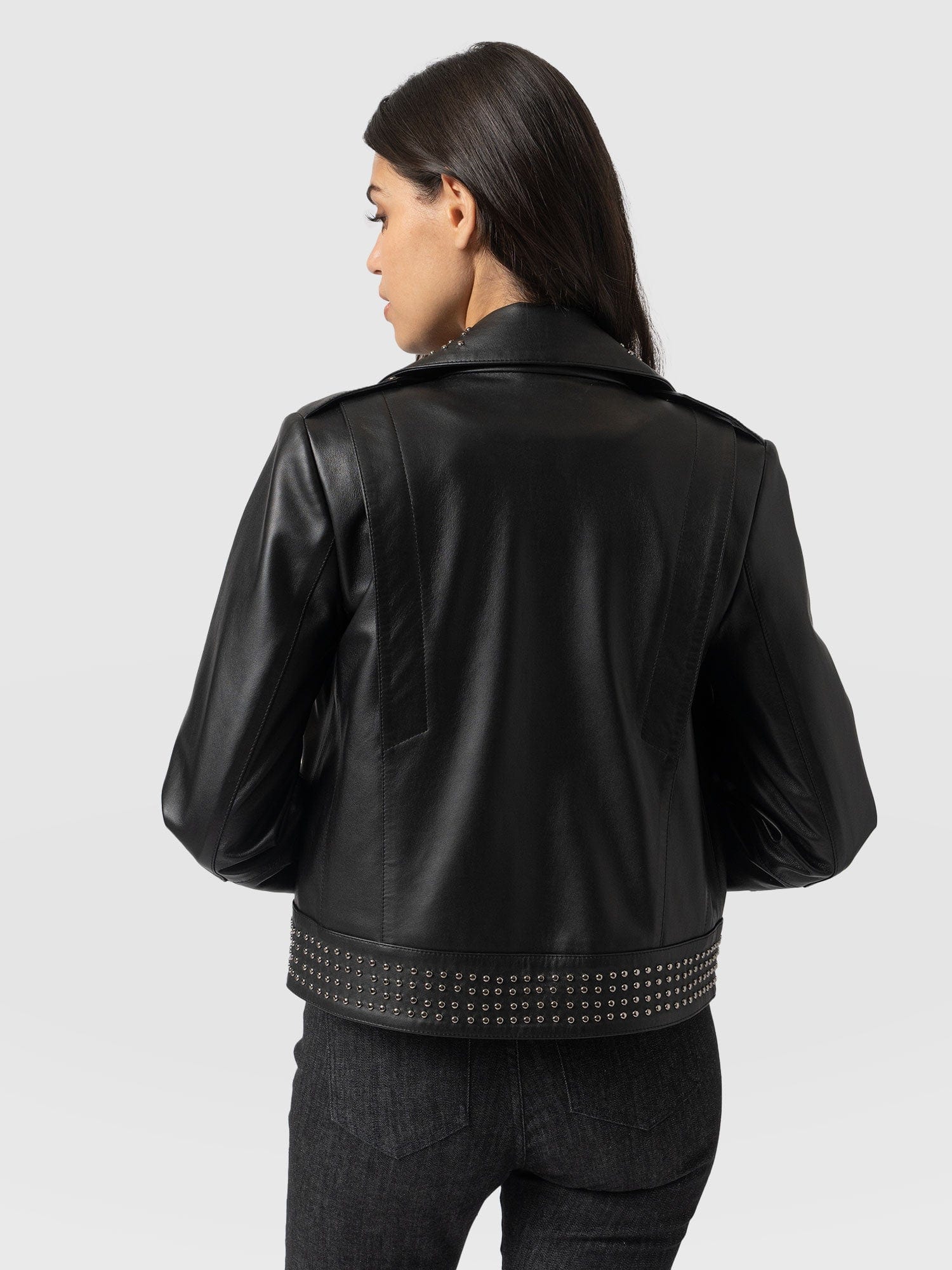 SereneStyles™ | Studded Biker Jacket