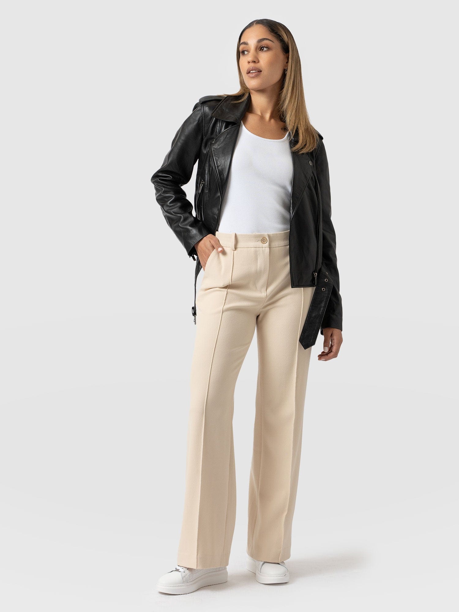 SereneStyles™ | Tailored Wide Leg Pant