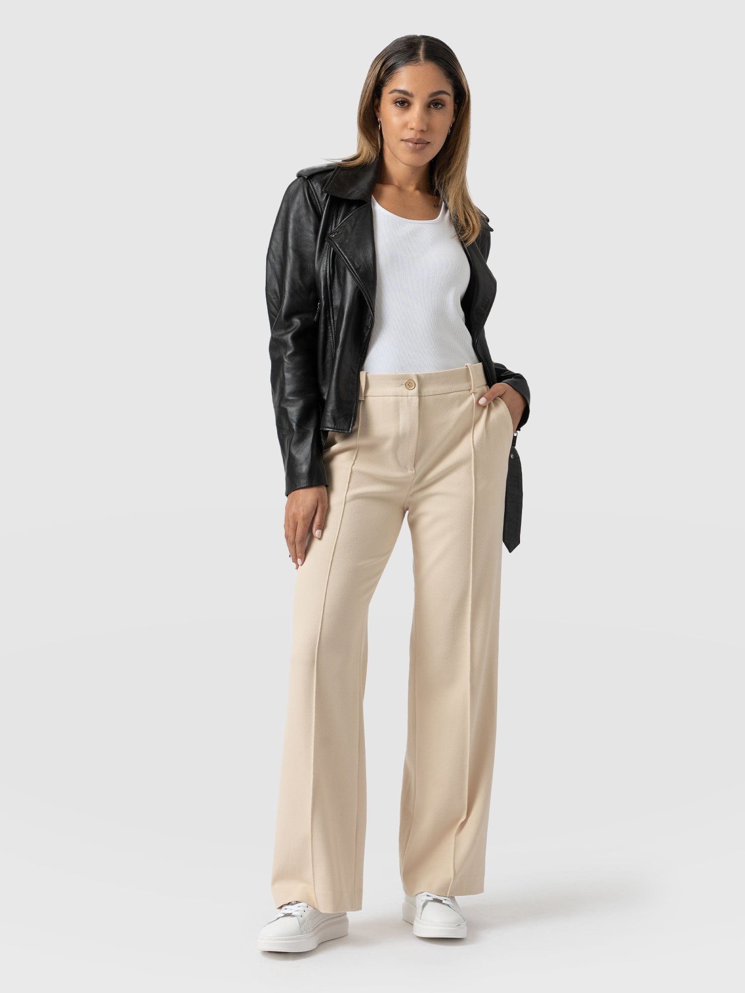 SereneStyles™ | Tailored Wide Leg Pant