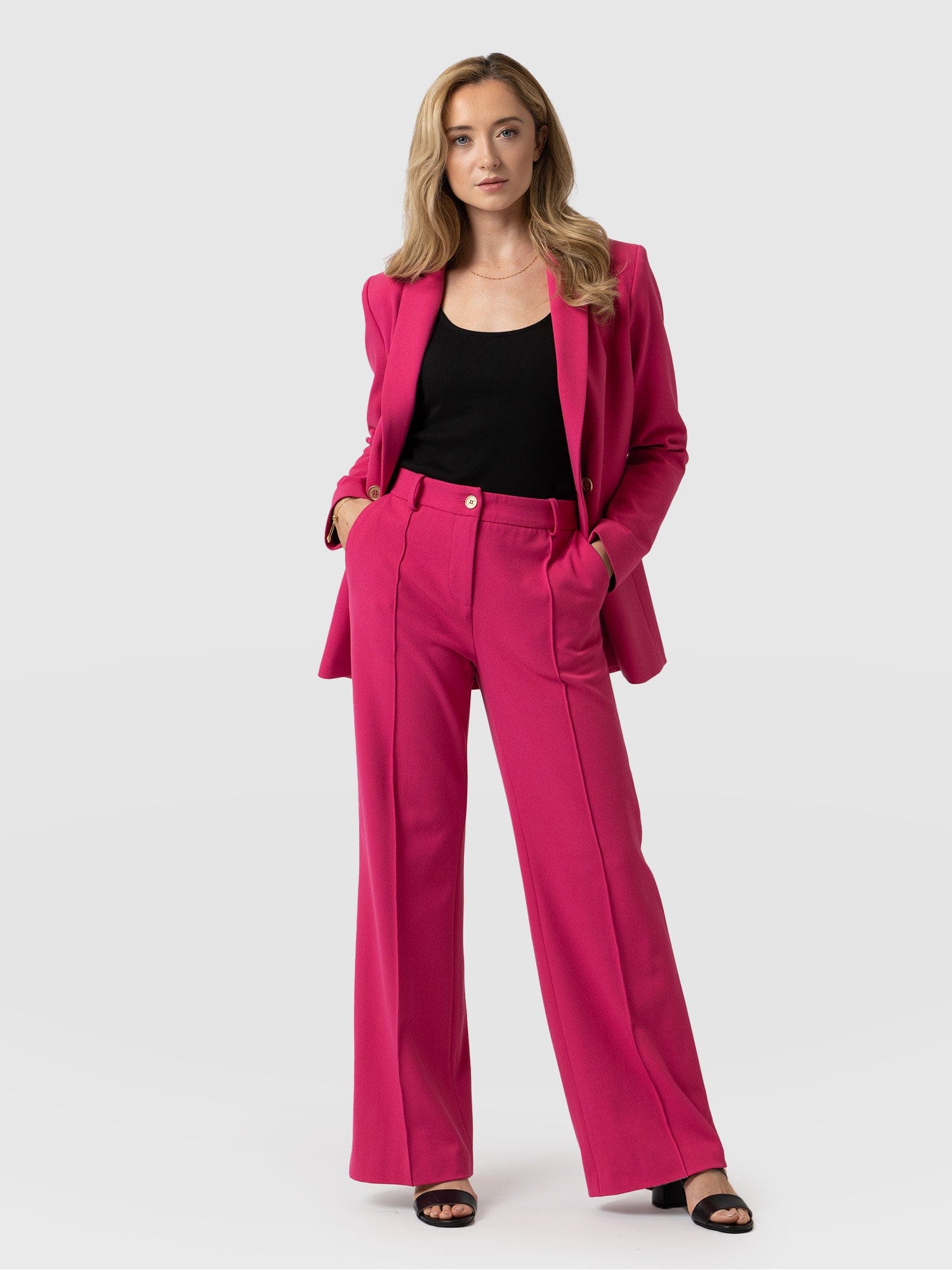 SereneStyles™ | Tailored Wide Leg Pant