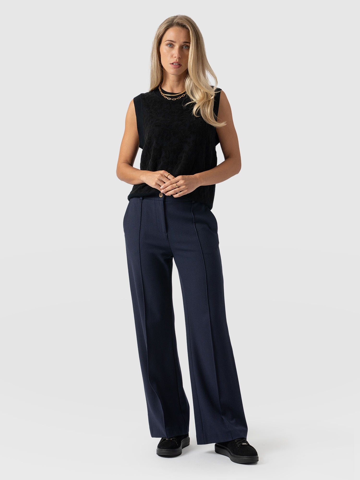 SereneStyles™ | Tailored Wide Leg Pant