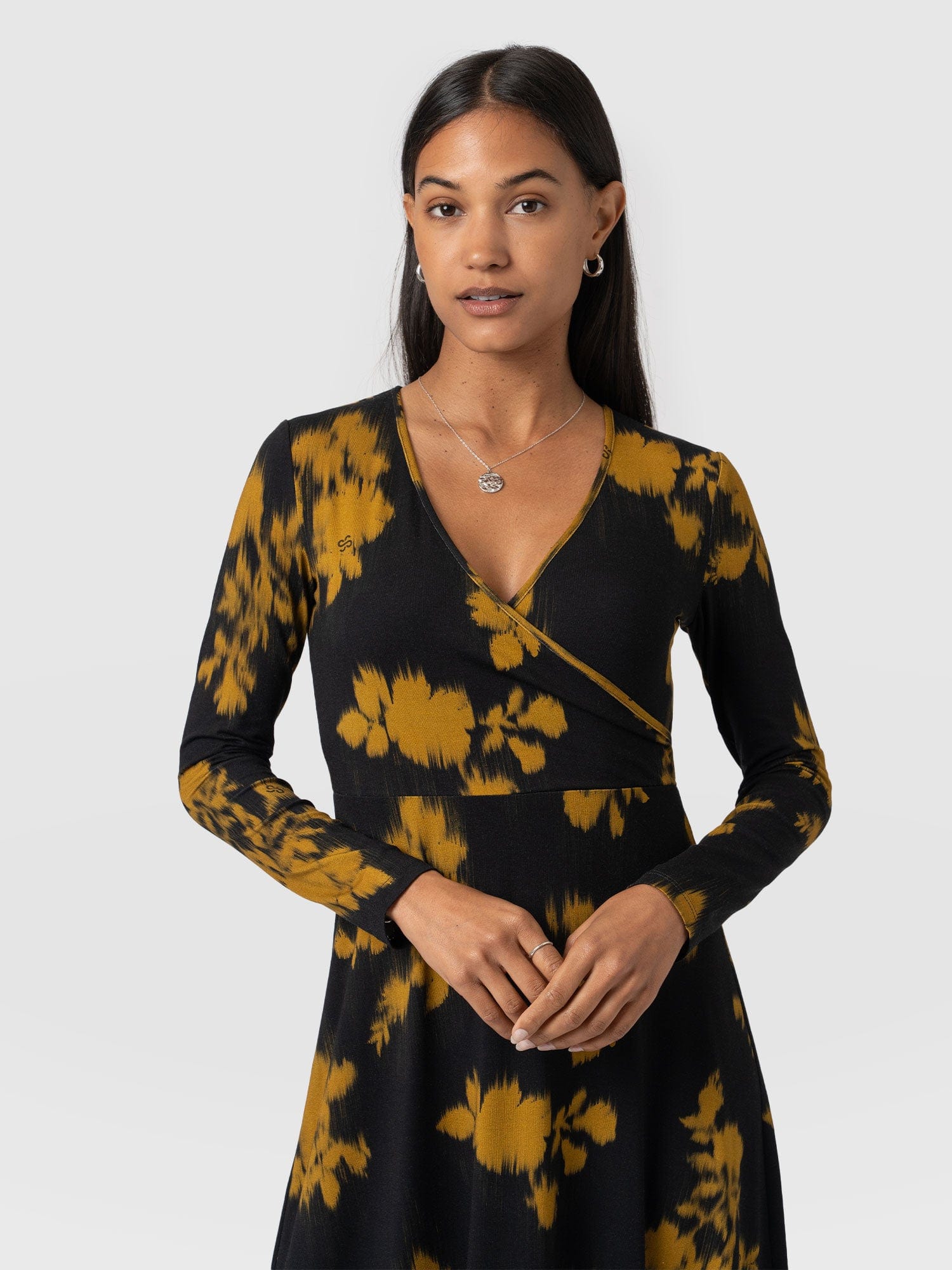 SereneStyles™ | Wrap Midi Dress