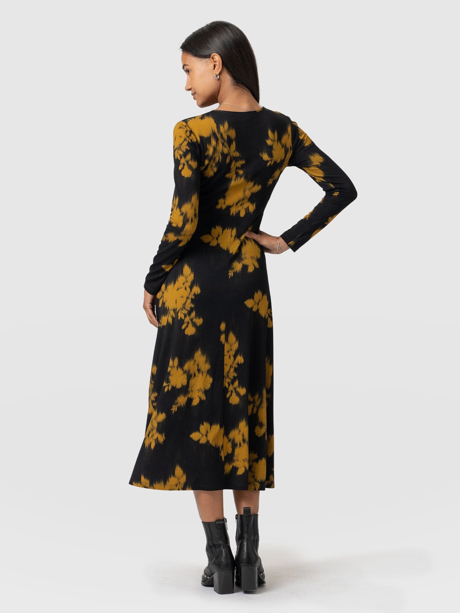 SereneStyles™ | Wrap Midi Dress