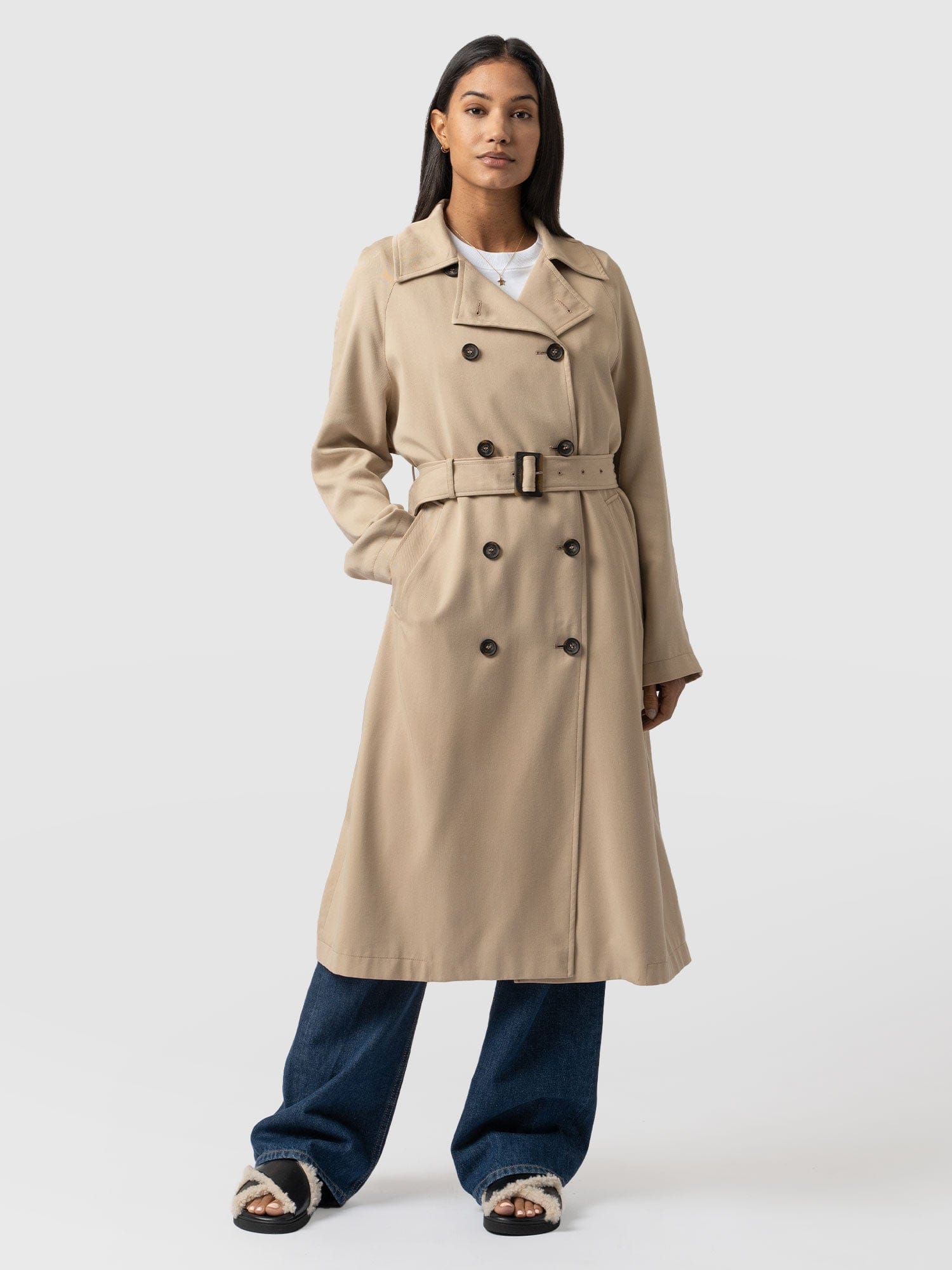 SereneStyles™ | Double Breasted Trench