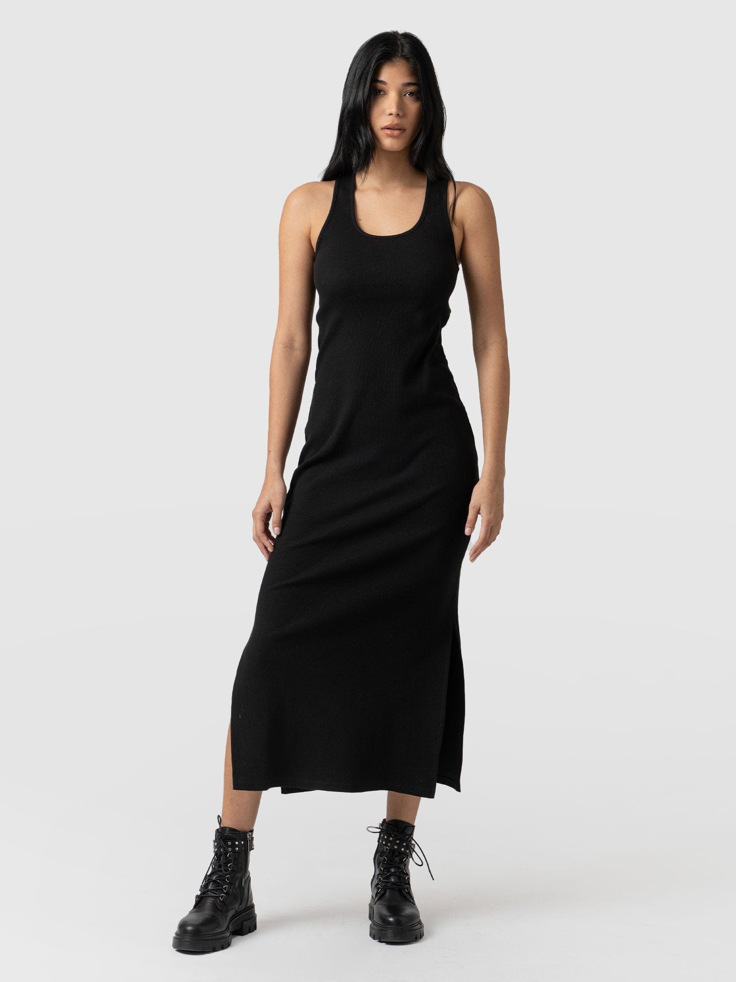 SereneStyles™ | Sleeveless Rib Dress